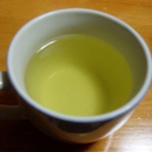 柚子の皮で♪柚子緑茶